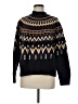 Pomander Place 100% Acrylic Chevron-herringbone Black Pullover Sweater Size M - photo 1