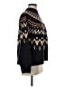 Pomander Place 100% Acrylic Chevron-herringbone Black Pullover Sweater Size M - photo 4