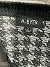 A. Byer 100% Acrylic Houndstooth Black Sweater Vest Size S - photo 7