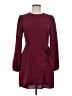 Lulus 100% Polyester Solid Burgundy Cocktail Dress Size M - photo 1