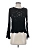 Storee Black Long Sleeve Top Size XS - photo 1