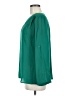 19 Cooper 100% Polyester Green Long Sleeve Blouse Size M - photo 5