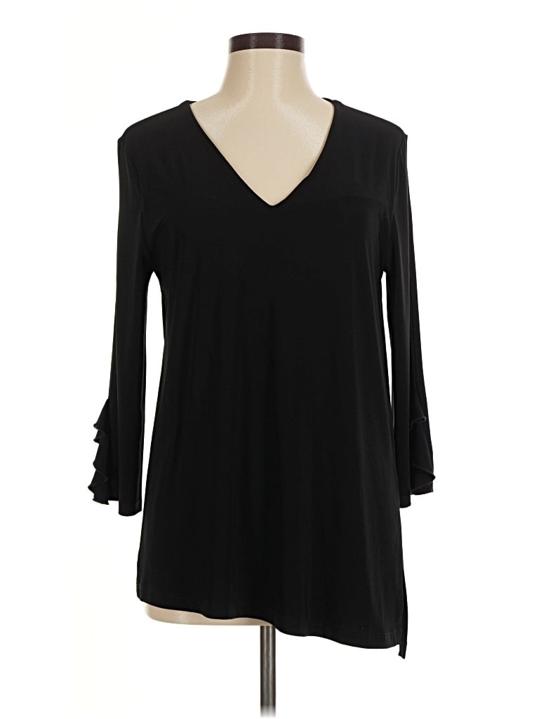 Pre-owned Clara Sun Woo 3/4 Sleeve T-shirt In Black