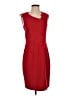 Neiman Marcus Solid Red Cocktail Dress Size 4 - photo 1