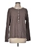 Dylan 100% Cotton Brown Long Sleeve Henley Size M - photo 1