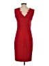 Neiman Marcus Solid Red Cocktail Dress Size 4 - photo 2