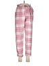 No Comment Plaid Pink Casual Pants Size M - photo 1