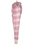 No Comment Plaid Pink Casual Pants Size M - photo 5