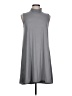 Soybu Solid Gray Casual Dress Size L - photo 1