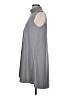 Soybu Solid Gray Casual Dress Size L - photo 5