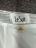 Le Suit 100% Polyester Houndstooth Gray Casual Skirt Size 10 - photo 4