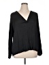 Vince. 100% Polyester Black Long Sleeve Blouse Size XL - photo 1