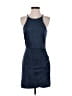 Aqua Solid Blue Cocktail Dress Size M - photo 1