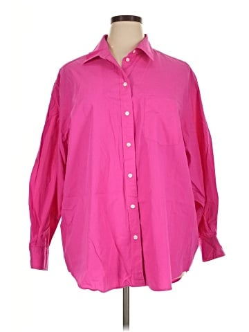 Gap 3/4 Sleeve Button-Down Shirt (view 1)