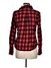 Gap Plaid Red Long Sleeve Blouse Size M - photo 2