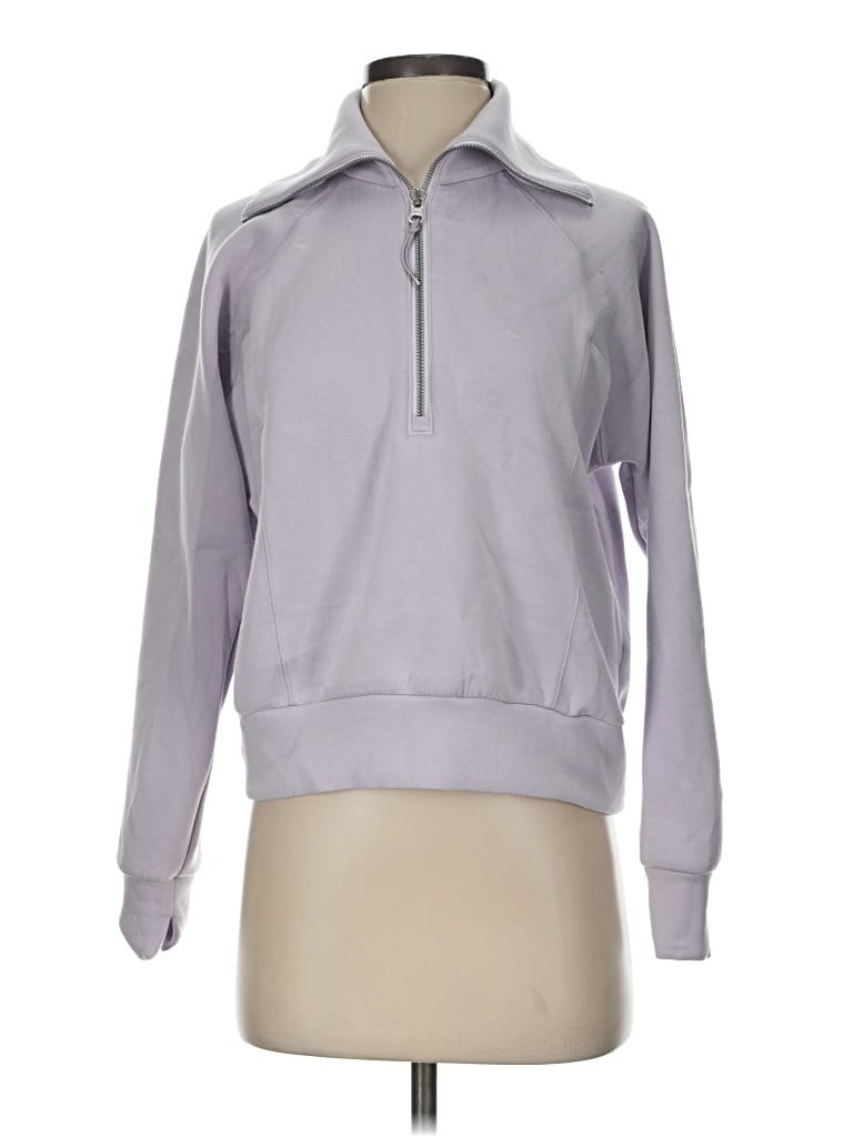 Pre-owned Spanx Track Jacket In Gray