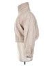 12th Tribe 100% Polyester Ivory Faux Fur Jacket Size S - photo 5
