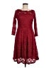 Miusol Burgundy Cocktail Dress Size M - photo 1