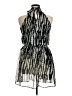 Nine Britton Graphic Black Cocktail Dress Size L - photo 2