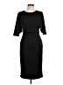 Unbranded Solid Black Cocktail Dress Size M - photo 1