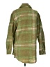 Joie Plaid Green Coat Size S - photo 2