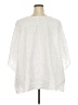 Catherines 100% Cotton White 3/4 Sleeve Blouse Size 5X - photo 2