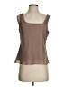 Alex Evenings 100% Polyester Brown Sleeveless Blouse Size S - photo 1