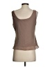 Alex Evenings 100% Polyester Brown Sleeveless Blouse Size S - photo 2