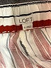 Ann Taylor LOFT 100% Viscose Stripes Red Casual Pants Size S - photo 8