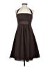 Alfred Angelo 100% Polyester Solid Brown Cocktail Dress Size 6 - photo 1