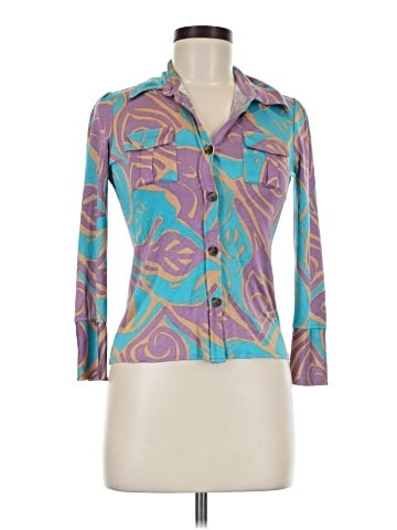 M Missoni 3/4 Sleeve Button-Down Shirt (view 1)