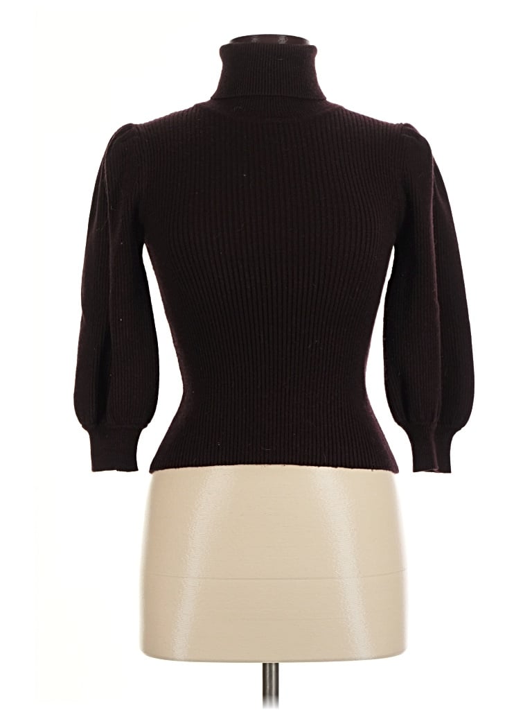 Pre-owned Zara Turtleneck Sweater In Brown