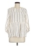 Fever 100% Rayon Ivory 3/4 Sleeve Blouse Size M - photo 1