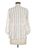 Fever 100% Rayon Ivory 3/4 Sleeve Blouse Size M - photo 2