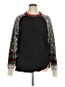 We the Free 100% Cotton Print Black Pullover Sweater Size XL - photo 1