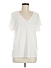 Ann Taylor LOFT Outlet Ivory Short Sleeve Top Size M - photo 1