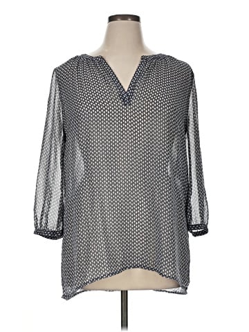 Caslon 3/4 Sleeve Blouse (view 1)