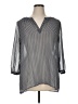 Caslon Gray 3/4 Sleeve Blouse Size XL - photo 1
