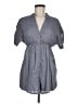 Decree 100% Cotton Gray Short Sleeve Blouse Size M - photo 1
