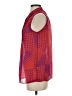 Banana Republic 100% Polyester Red Sleeveless Blouse Size S - photo 5