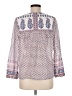 J.Crew Paisley Ivory Blue 3/4 Sleeve Blouse Size 6 - photo 2
