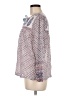 J.Crew Paisley Ivory Blue 3/4 Sleeve Blouse Size 6 - photo 5