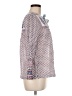 J.Crew Paisley Ivory Blue 3/4 Sleeve Blouse Size 6 - photo 4