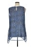 Fever 100% Polyester Blue Sleeveless Blouse Size XL - photo 2