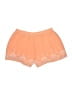 Entro 100% Polyester Hearts Orange Shorts Size L - photo 1