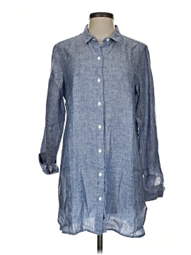 Garnet Hill Long Sleeve Button-Down Shirt (view 1)