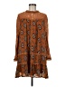 Entro Paisley Brown Casual Dress Size M - photo 1