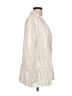 H By Halston 100% Linen Stripes Ivory Blazer Size L - photo 4