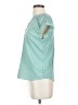 Fortune + Ivy 100% Polyester Teal Short Sleeve Top Size XS - photo 5