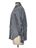 J.Crew Checkered-gingham Blue Long Sleeve Button-Down Shirt Size 10 - photo 5